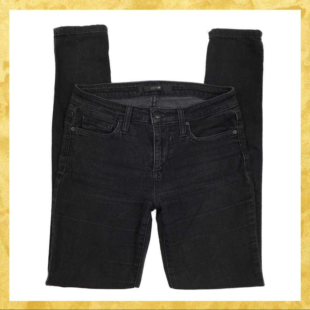 Joe’s Jeans Midrise Skinny Jeans In Dion Black